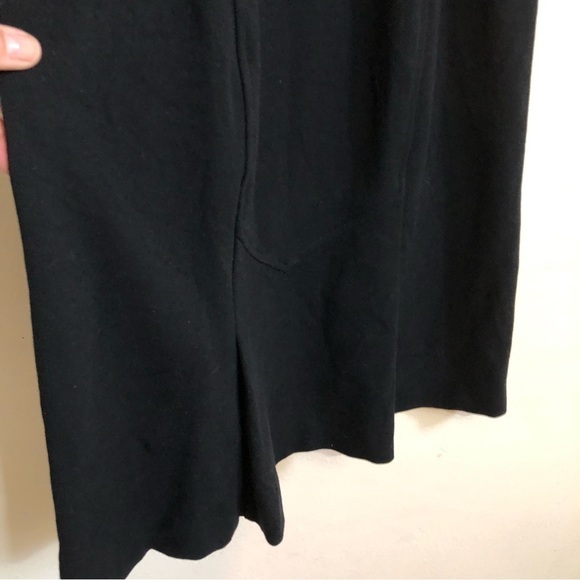 Diane Von Furstenburg Black Knit Dress Cap Sleeve Size 8 - Picture 5 of 9